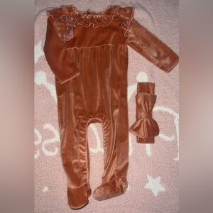 Mud Pie Baby Onesie With Bow